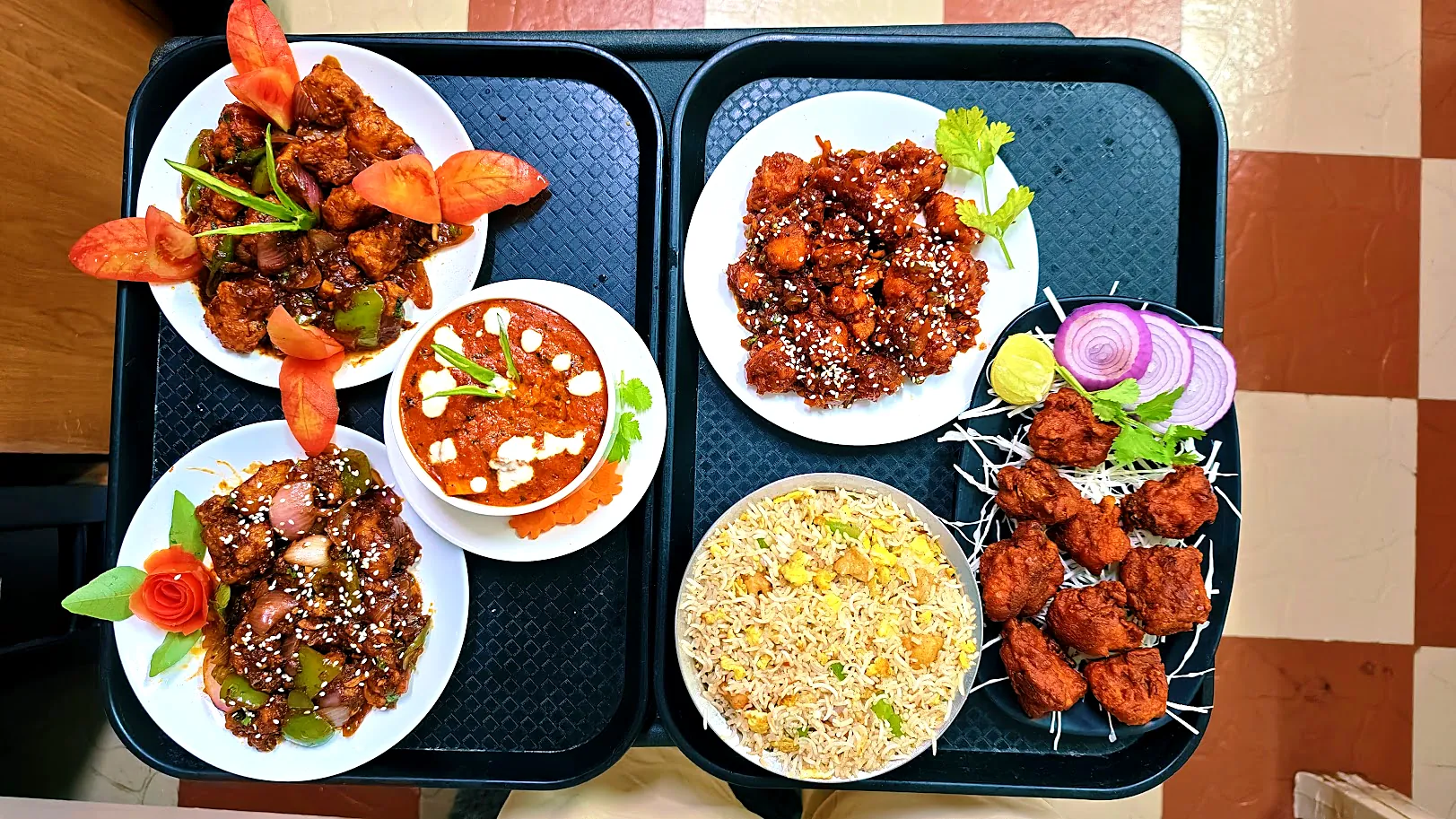 Non-vegetarian dishes served at Bistro SH-49A