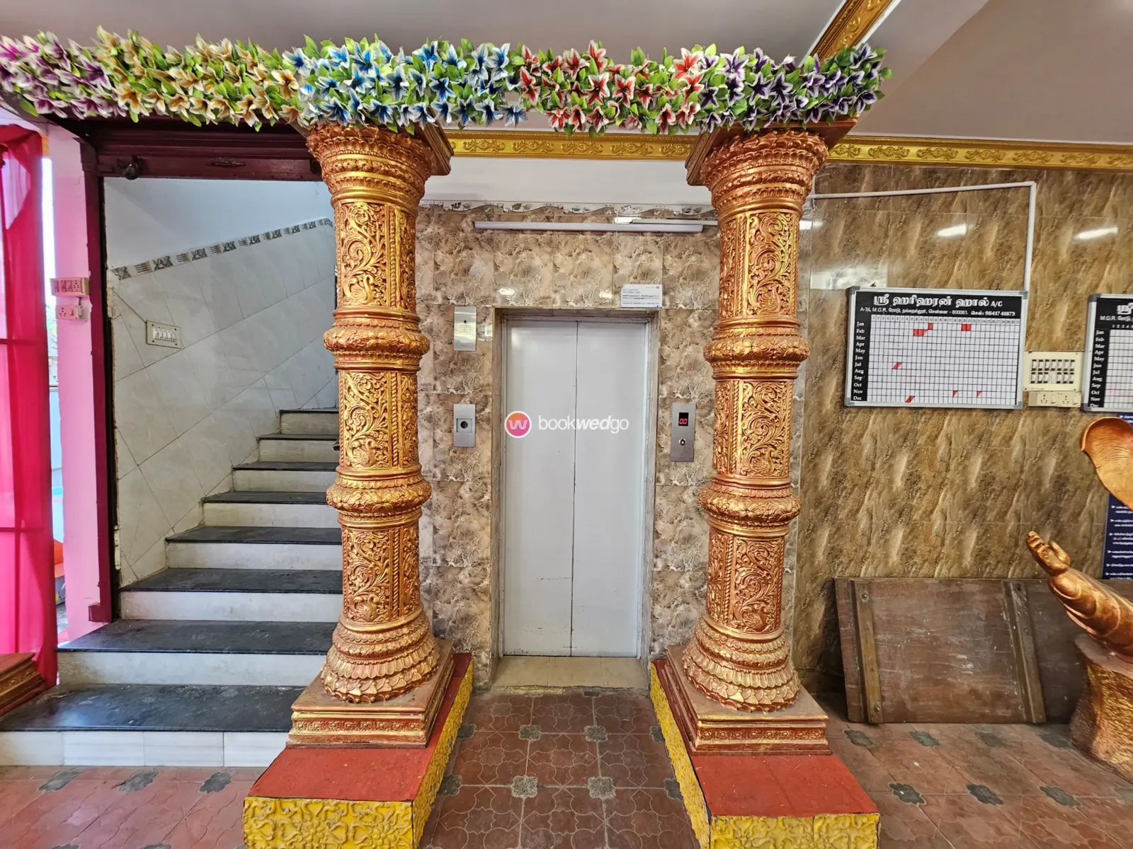 Lift & Stairs, Sri Hariharan Hall, Nanganallur