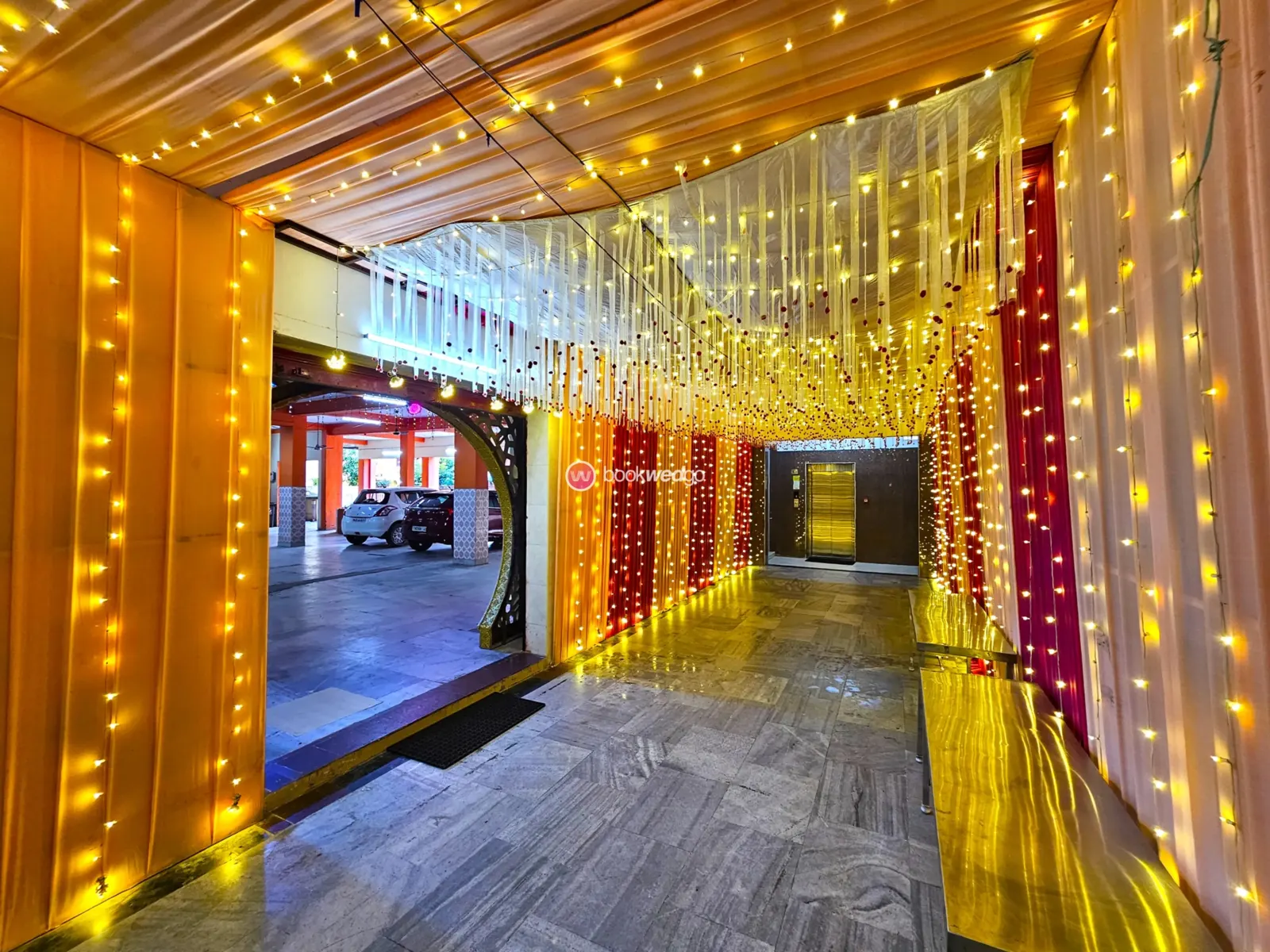 Decorated Entrance, Sri Vatchala Hall, Pazhavanthangal, Nanganallur