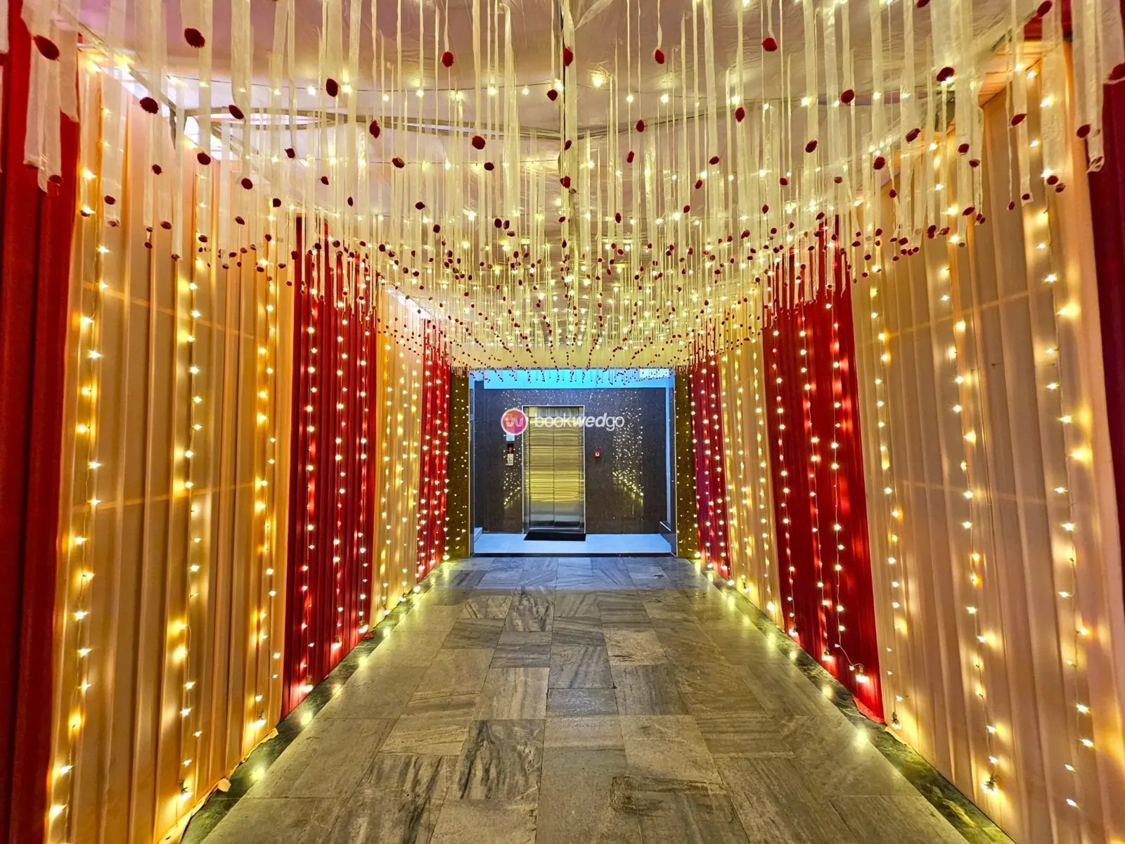 Decorated Walkway, Sri Vatchala Hall, Pazhavanthangal, Nanganallur
