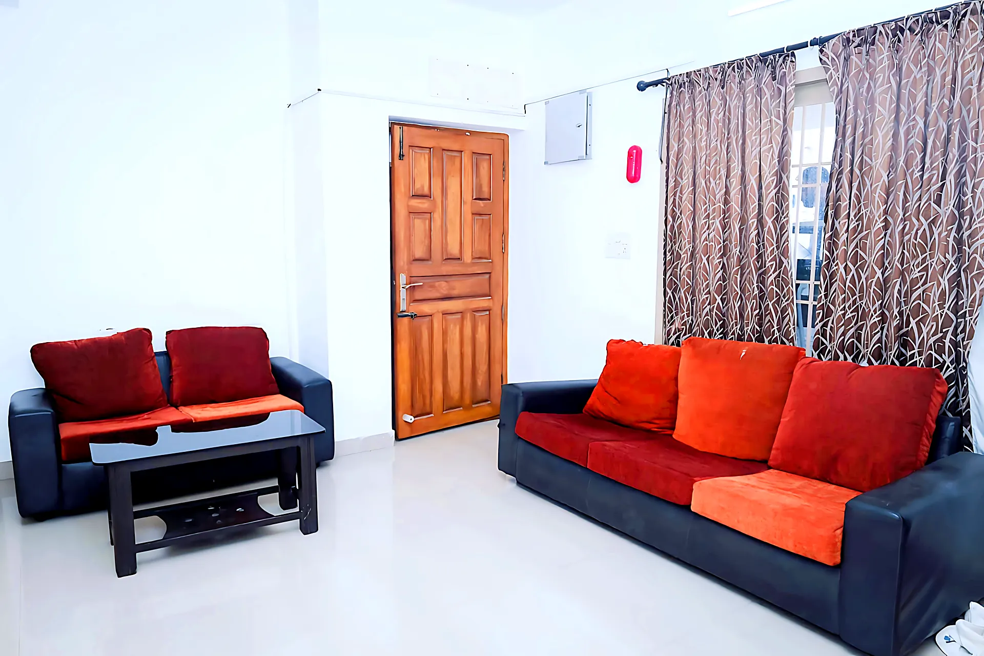 Living Area, Swarna Sudarshan Service Apartments, Sholinganallur, OMR