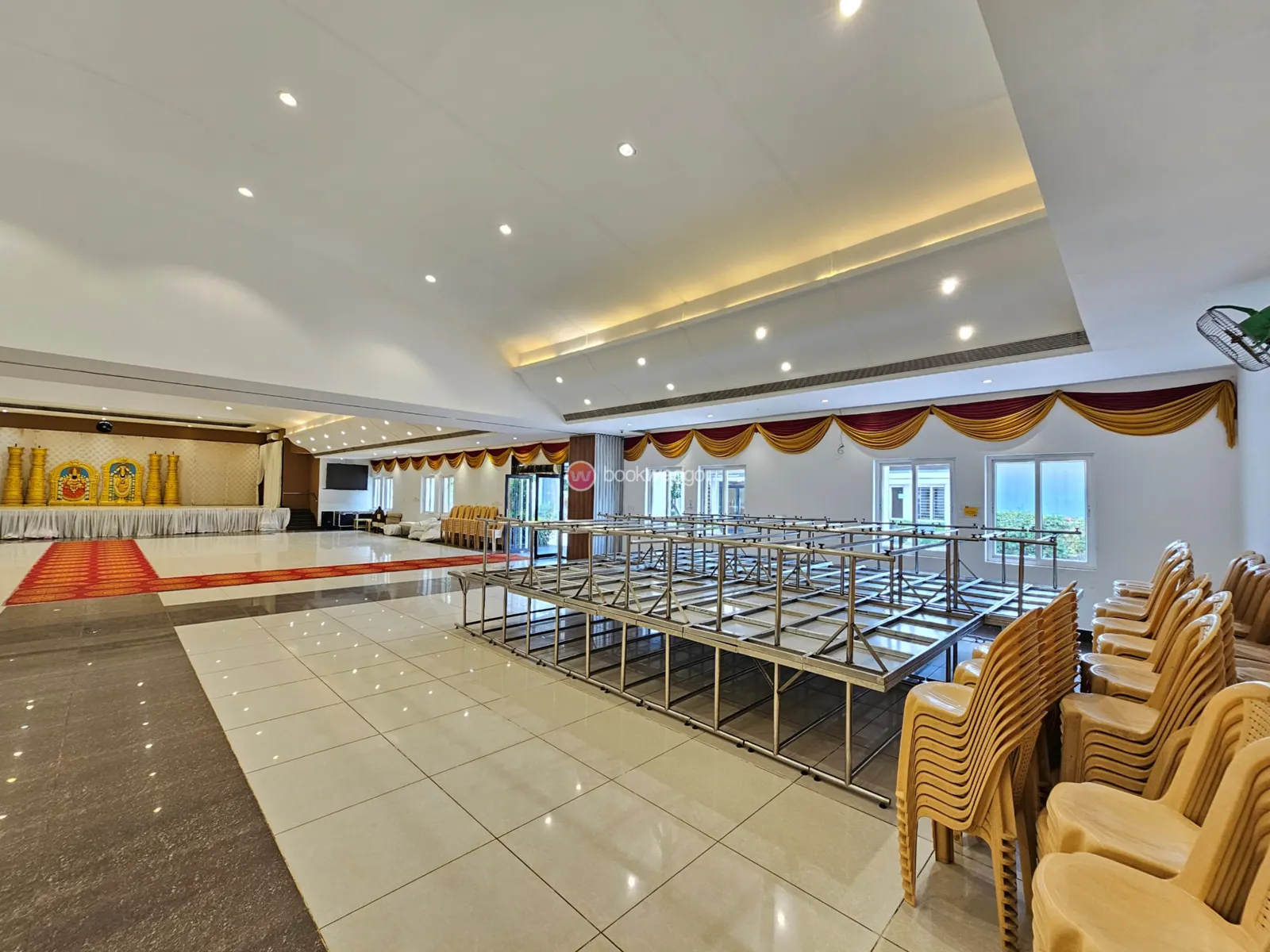Dining Hall, Swarna Sudarshan Wedding Hall, Nanmangalam